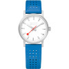 Bracelet de montre Mondaine A658.30323.16SBD / FE3116.40Q.2 Cuir Bleu 16mm